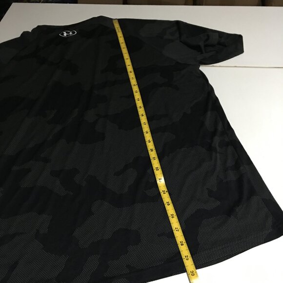 Under Armour Mens 2XL T-Shirt Loose Athletic Camo Black Gray - Picture 8 of 8